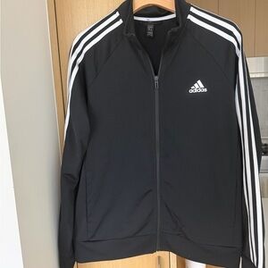 Adidas Black top White Stripes
